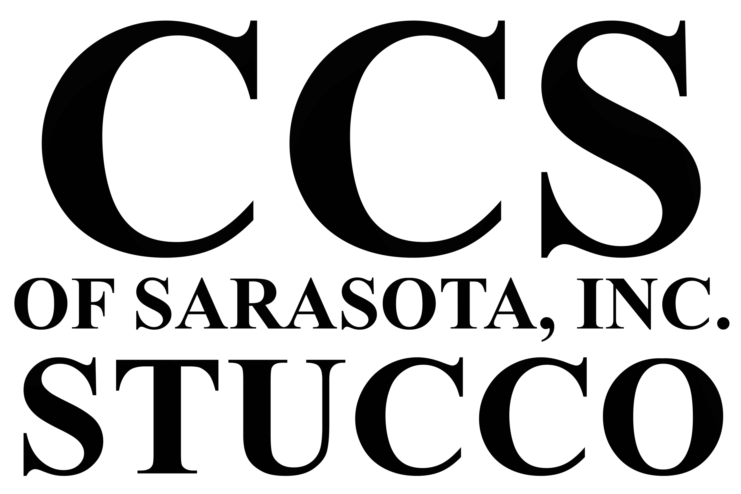 CCS of Sarasota, Inc. Stucco logo